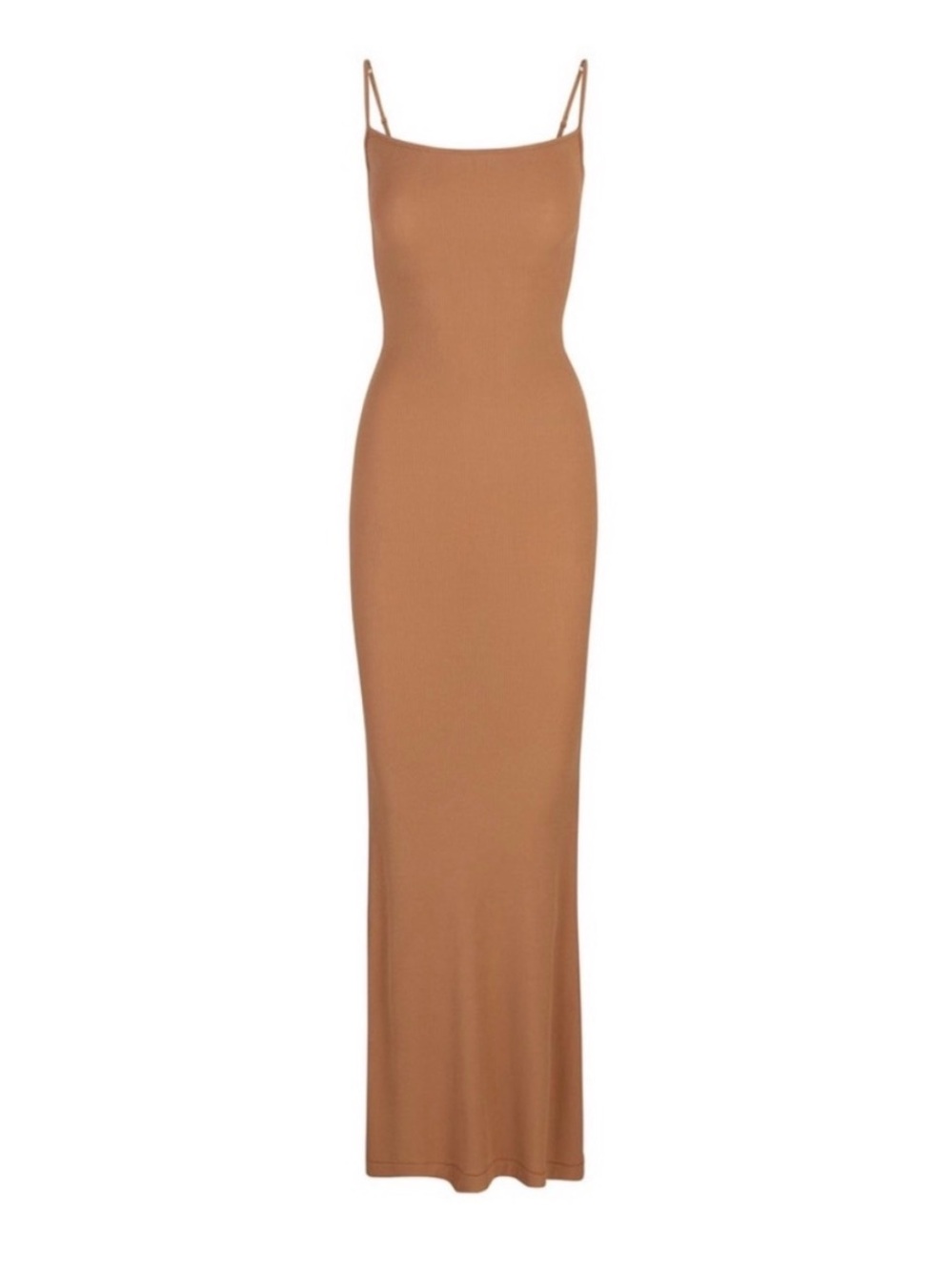 SKIMS Soft Lounge Long Slip Dress Camel Brown Size Small S